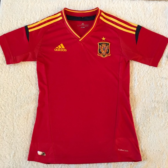 adidas Tops - ⚽️Ladies 2012 Spain National Team Home Jersey M